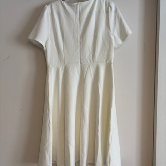Hobemty Women's Uniform Dresses with Pockets A-Line Work Church Dress Size Large - Picture 4 of 7